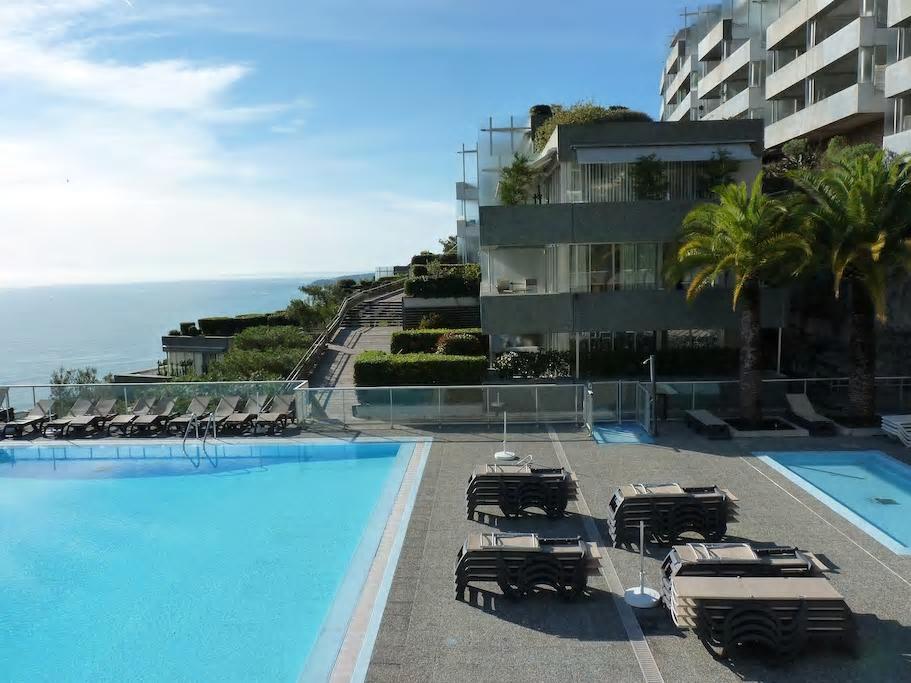 Appt 5 personnes vue mer piscine Costa Plana Cap d'Ail Monaco Eksteriør bilde