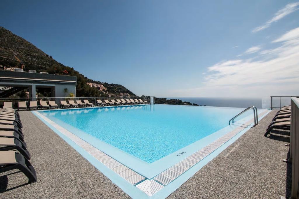 Appt 5 personnes vue mer piscine Costa Plana Cap d'Ail Monaco Eksteriør bilde