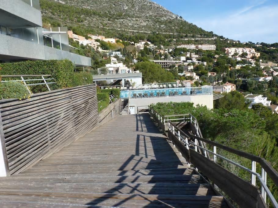 Appt 5 personnes vue mer piscine Costa Plana Cap d'Ail Monaco Eksteriør bilde